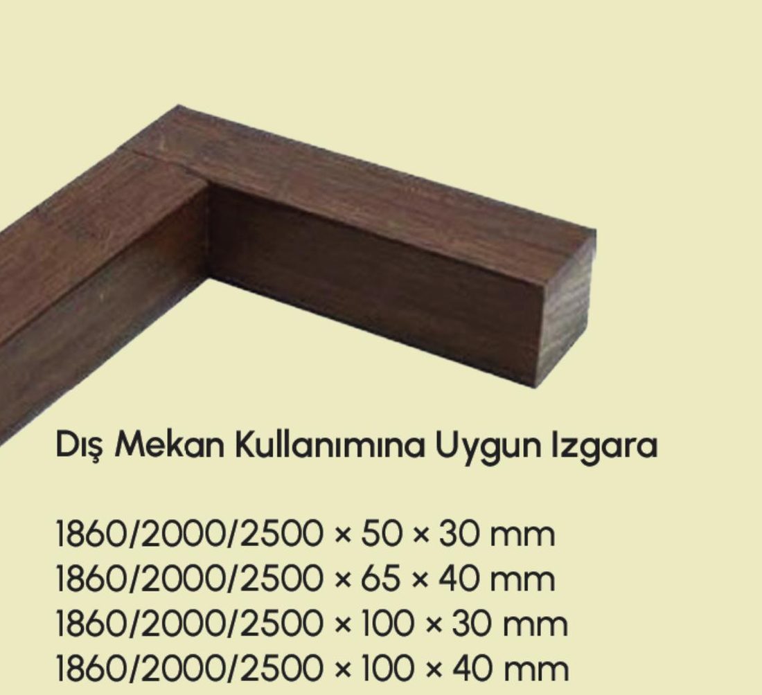 Dış mekan ızgara (grating) köşe detayı